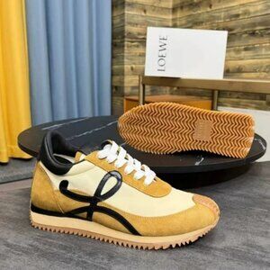 Stylish Tan and Black Women's Sneakers